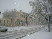 La Grande Poste de Tlemcen sous la neige